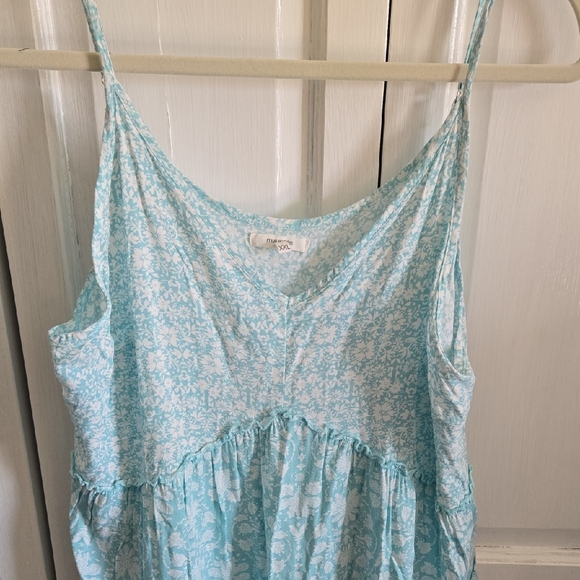 Maurices Dresses & Skirts - Maurices Turqoiuse and White Floral Dress